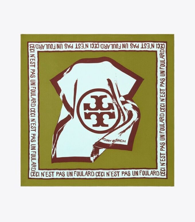 Ceci N’Est Pas Un Foulard Silk Neckerchief