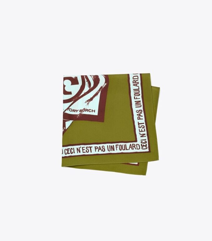 Ceci N’Est Pas Un Foulard Silk Neckerchief