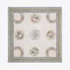 Ceramic Plate Embroidered Oversized Square Scarf