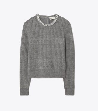 Chain Crewneck Pullover