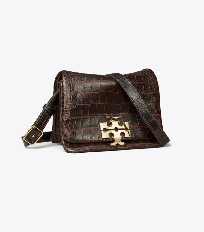 Charlie Croc-Embossed Shoulder Bag Charlie Croc-Embossed Shoulder Bag