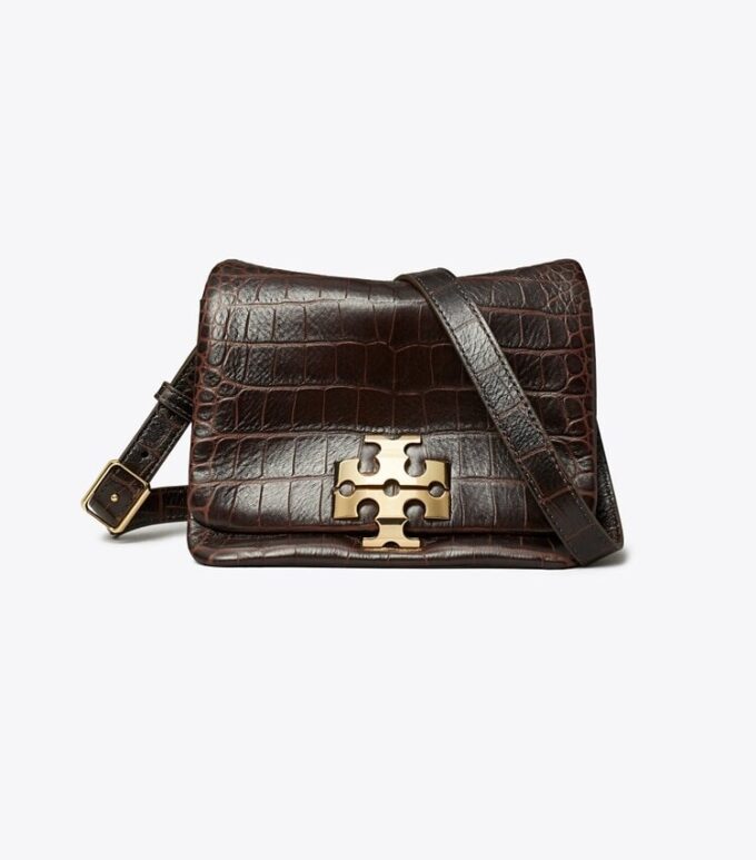 Charlie Croc-Embossed Shoulder Bag Charlie Croc-Embossed Shoulder Bag