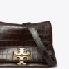 Charlie Croc-Embossed Shoulder Bag Charlie Croc-Embossed Shoulder Bag