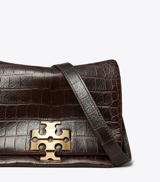 Charlie Croc-Embossed Shoulder Bag Charlie Croc-Embossed Shoulder Bag
