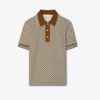 Checkered Piqué Polo