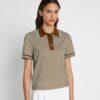 Checkered Piqué Polo