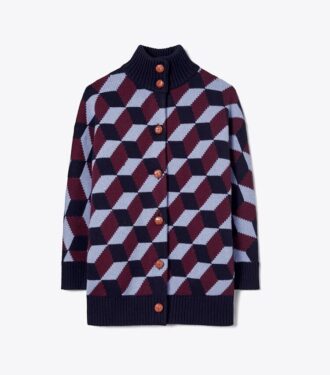 Chevron Sweater Coat