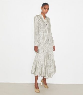 Asymmetrical Viscose Skirt
