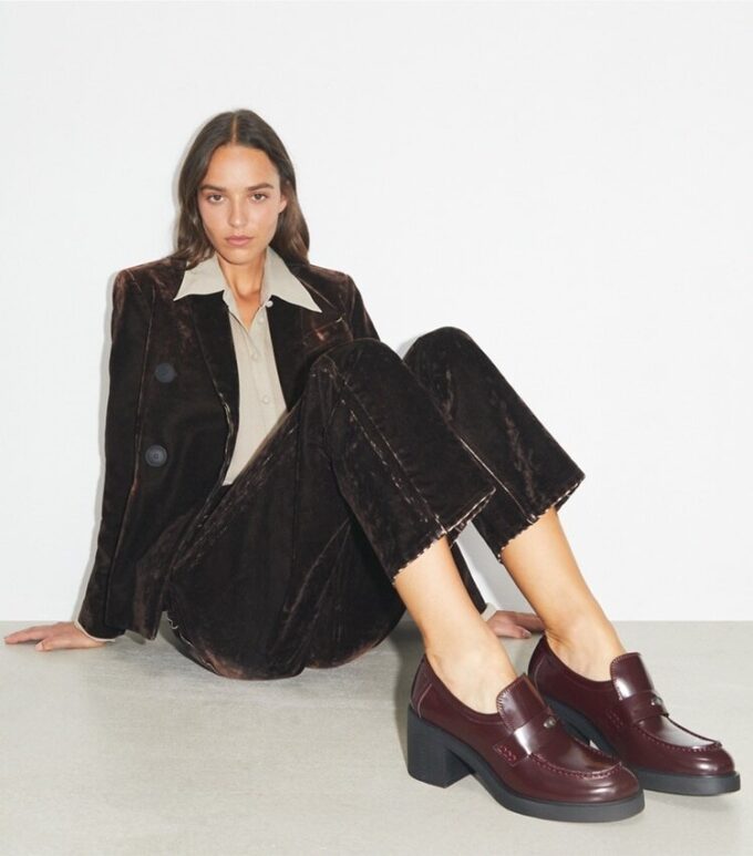 Classic Heeled Lug Loafer Classic Heeled Lug Loafer