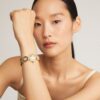 Clock Watch, Gold-Tone Stainless Steel Clock Watch, Gold-Tone Stainless Steel