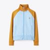 Color-Block Double Knit Track Jacket