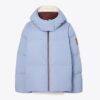 Color-Block Hooded Down Jacket