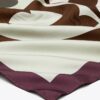 Colorblock Logo Silk Neckerchief