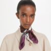 Colorblock Logo Silk Neckerchief