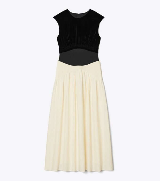 Colorblock Pleated Dress Colorblock Pleated Dress