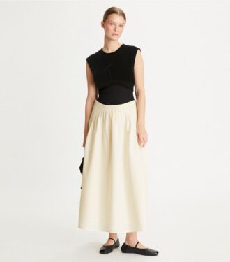 Colorblock Pleated Dress