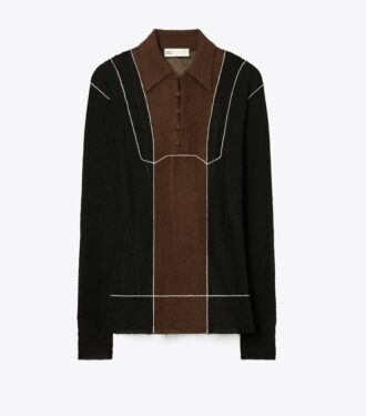 Colorblock Wool Sweater