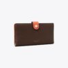 Colorblock Zip Slim Wallet