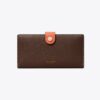 Colorblock Zip Slim Wallet