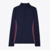 Contrast Piped Half-Zip Pullover Contrast Piped Half-Zip Pullover