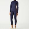 Contrast Piped Half-Zip Pullover Contrast Piped Half-Zip Pullover