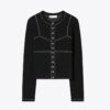 Cotton And Nylon Mesh Cardigan Cotton And Nylon Mesh Cardigan