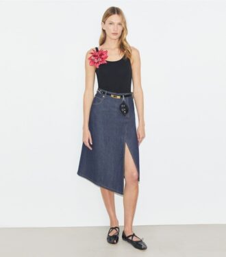 Cotton Denim Skirt
