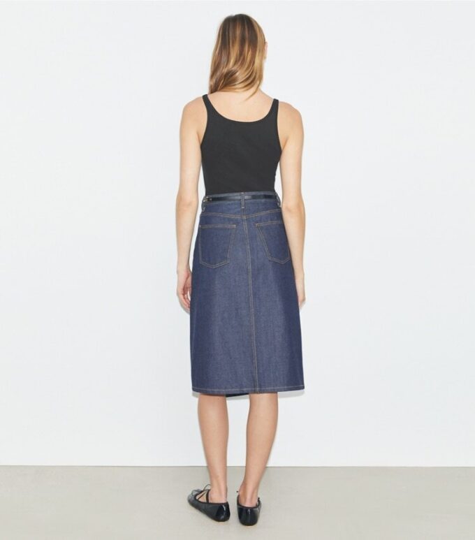Cotton Denim Skirt
