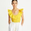 Cotton Flounce Top Cotton Flounce Top
