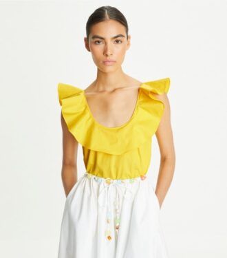 Cotton Flounce Top