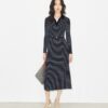 Cotton Knit Polo Dress