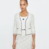 Cotton Logo Lace Cardigan