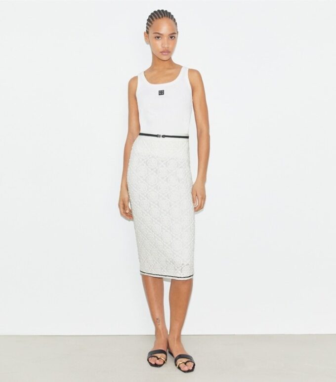 Cotton Logo Lace Skirt Cotton Logo Lace Skirt