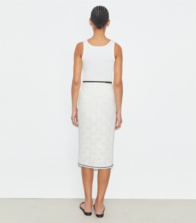 Cotton Logo Lace Skirt Cotton Logo Lace Skirt