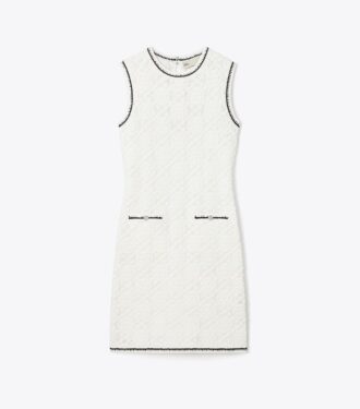 Cotton Pointelle Knitted Tank Dress