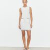 Cotton Pointelle Knitted Tank Dress