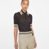 Cotton Pointelle Polo