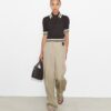 Cotton Pointelle Polo
