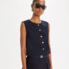 Cotton Poplin Button Top Cotton Poplin Button Top