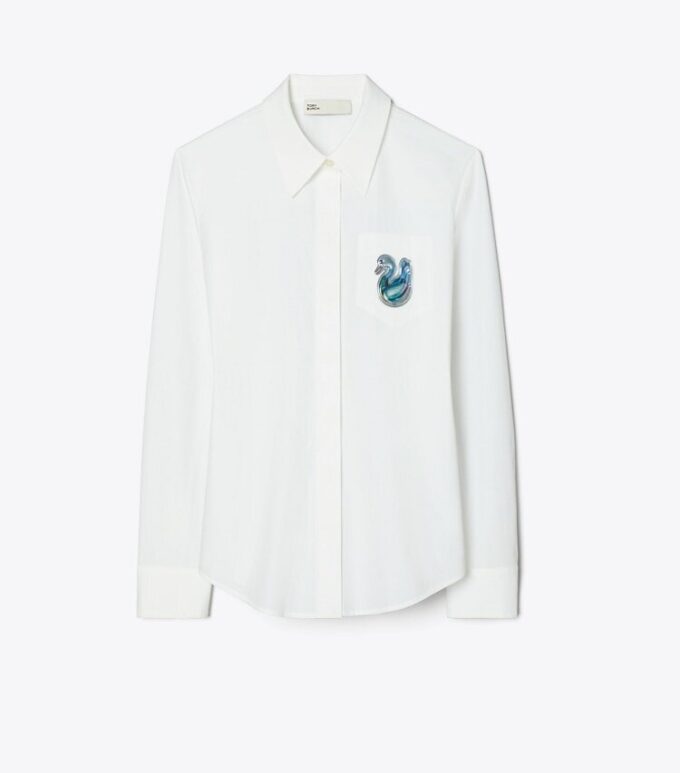 Cotton Poplin Duck Button Down Cotton Poplin Duck Button Down