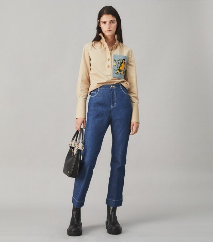 Cotton Poplin Needlepoint Shirt Cotton Poplin Needlepoint Shirt