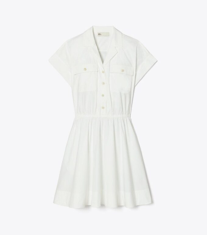Cotton Poplin Shirtdress