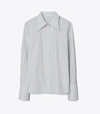 Cotton Poplin Striped Shirt Cotton Poplin Striped Shirt