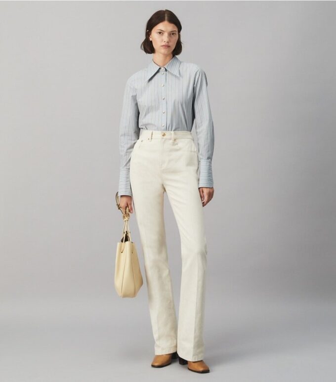 Cotton Poplin Striped Shirt Cotton Poplin Striped Shirt
