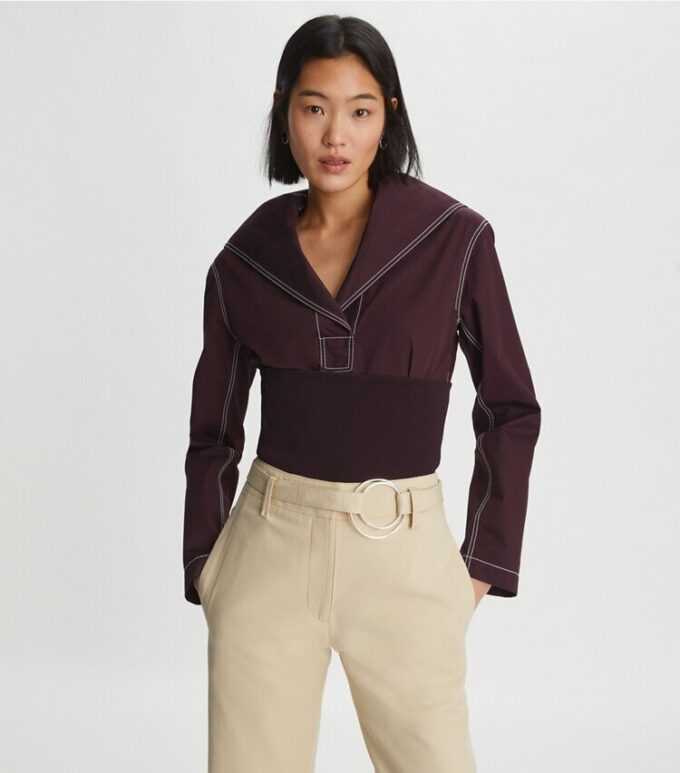Cotton Poplin Top Cotton Poplin Top