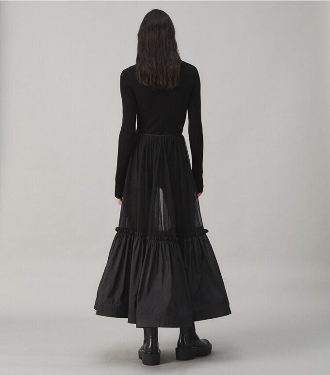 Cotton Tulle Crinoline Skirt