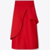 Crepe Wrap Skirt