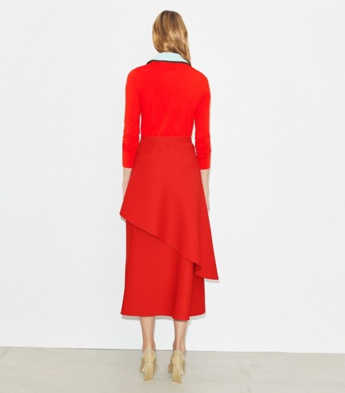 Crepe Wrap Skirt