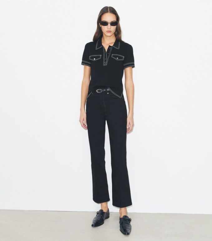 Cropped Flare Jean