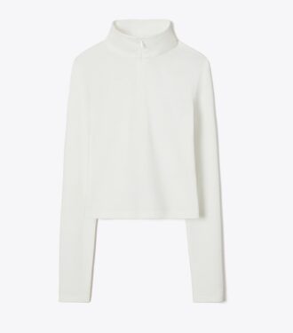 Cropped Jacquard Top